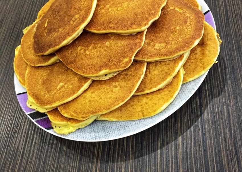 Овсяно-кукурузные панкейки