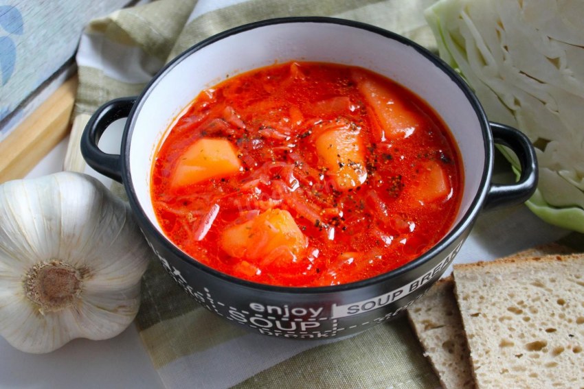 Борщ Кубанский с фасолью