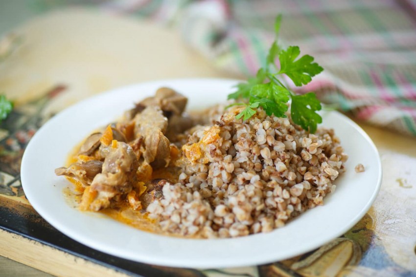 Гречка по-купечески с фаршем