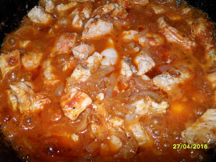 Гречка с индейкой