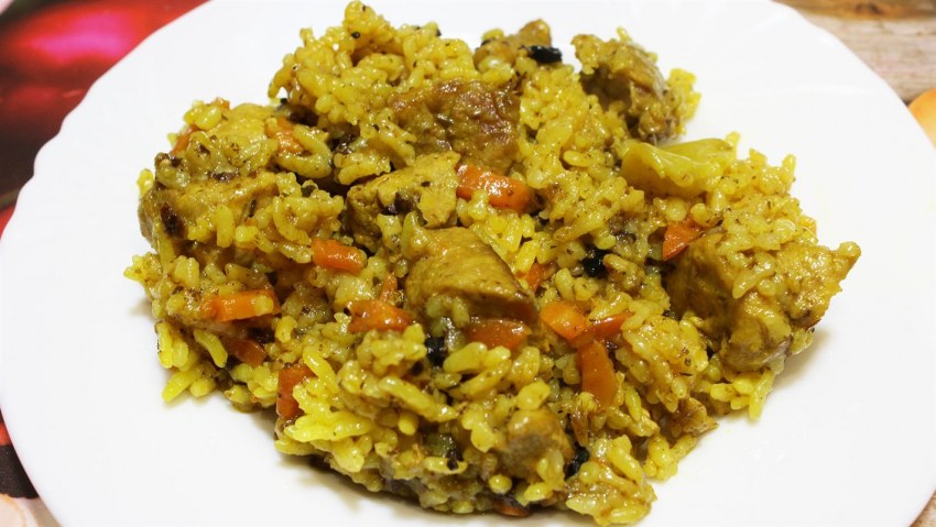 Плов из куриной грудки