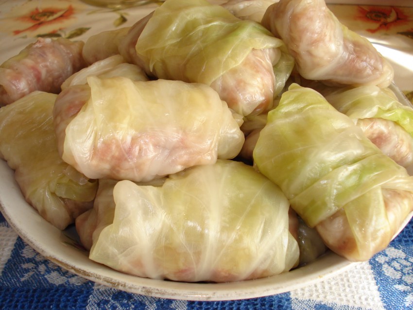Голубцы из пекинской капусты с фаршем