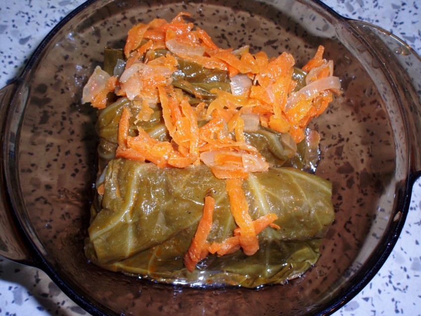 Голубцы с куриным фаршем