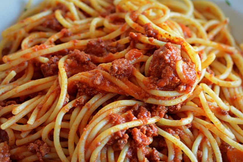 Макароны по флотски Spaghetti bolognese