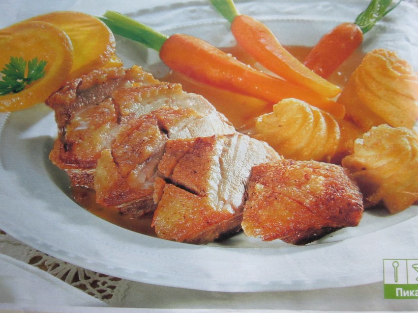 Грудки с апельсиновым соусом