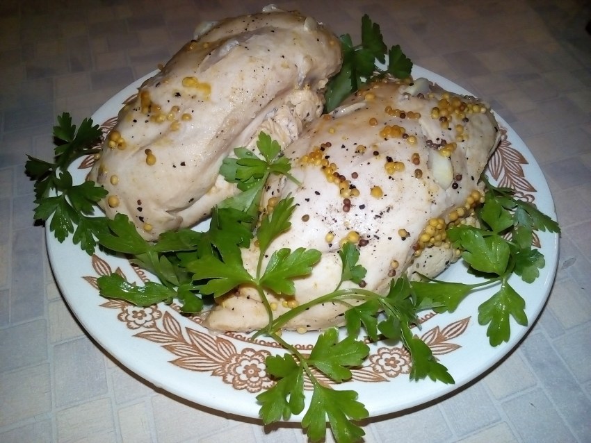 Курица под апельсиновым соусом