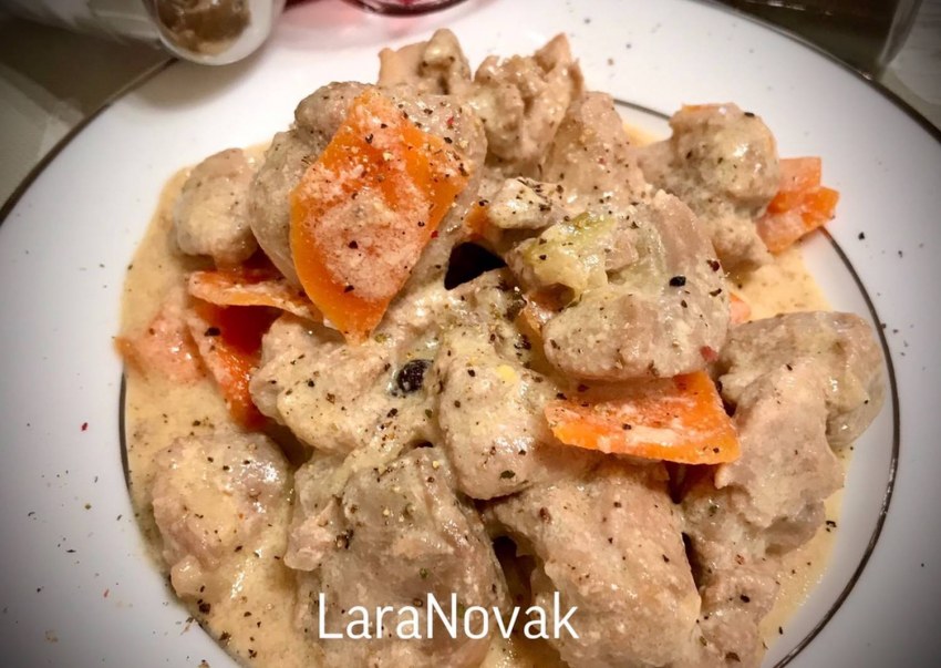 Индейка под соусом «Диана»