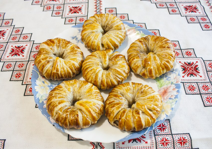 Печенье с кольцами ананаса