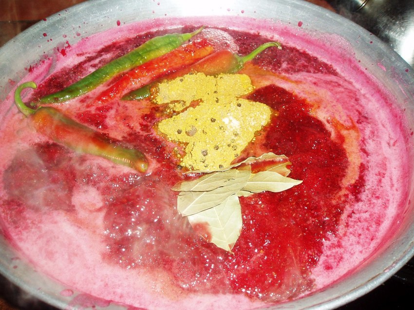 Клюквенный соус к мясу