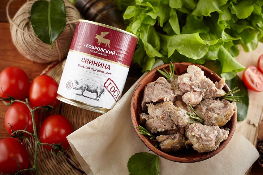 Бобровский мясокомбинат тушенка