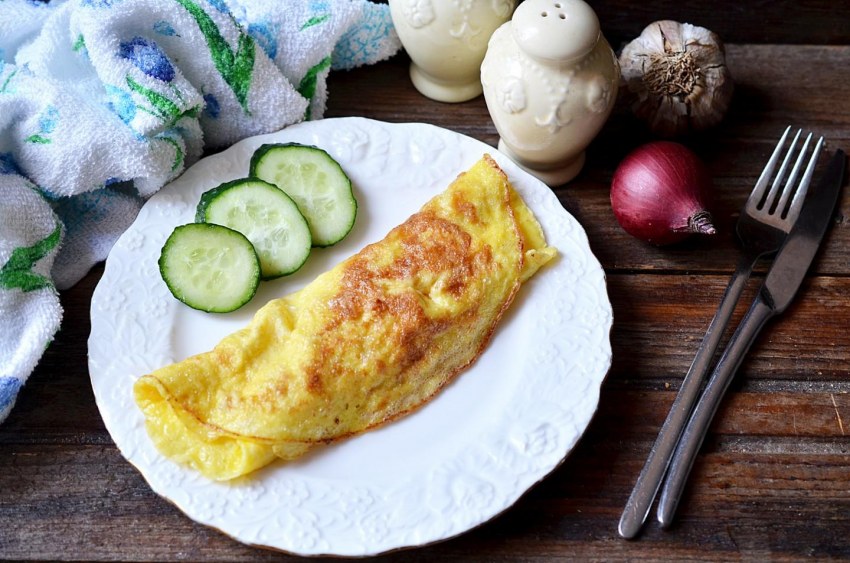Омлет с сыром