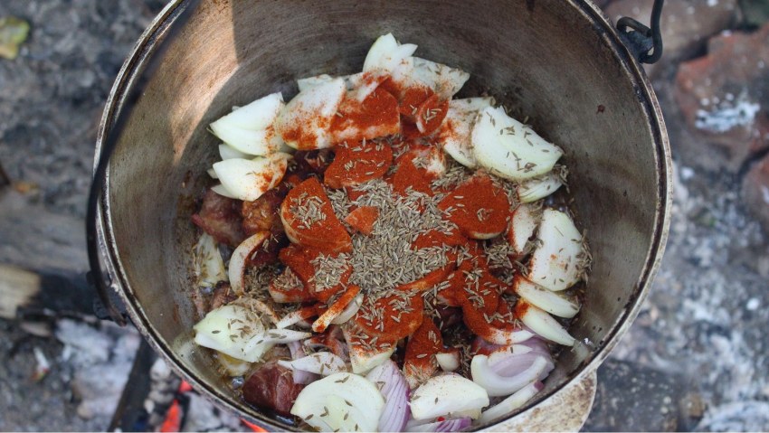 Дымляма в казане