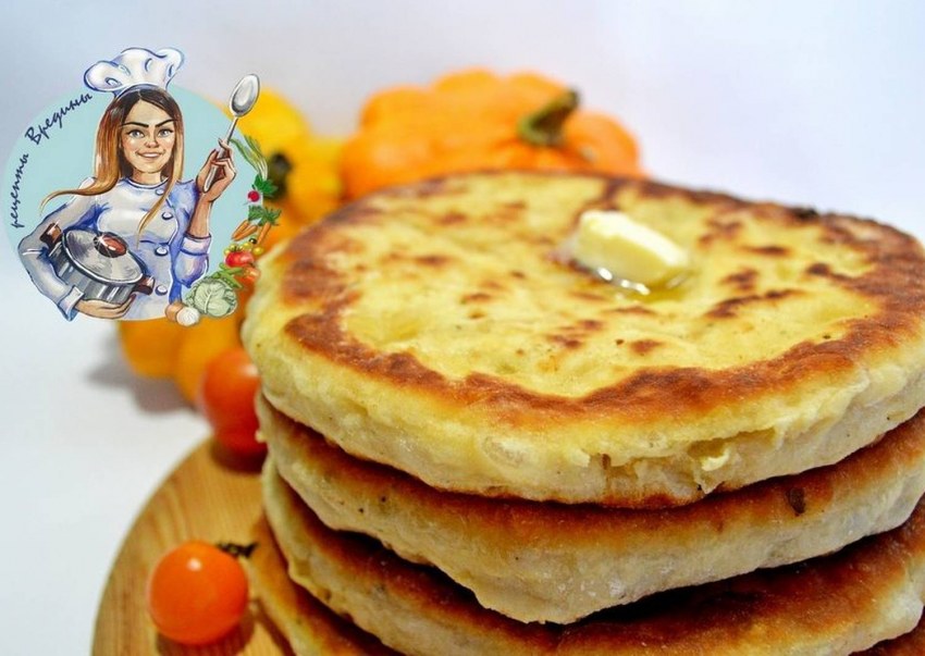 Лепёшки на кефире на сковороде