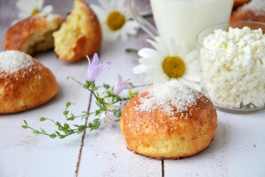 Булочки из творога