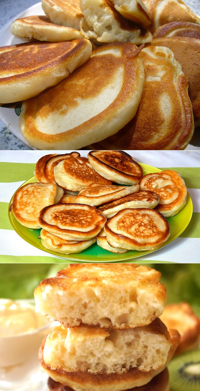 Оладьи на кефире