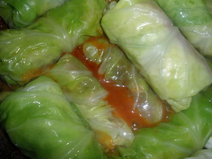 Голубцы с бульоном
