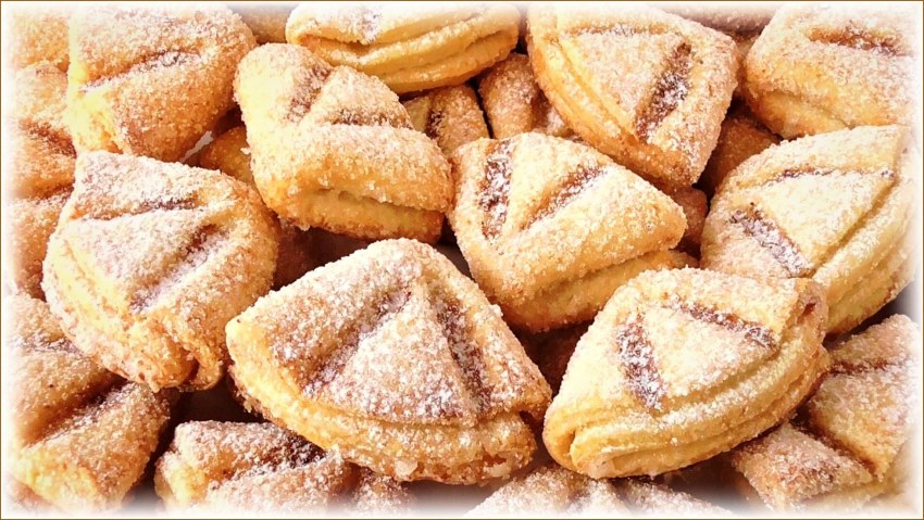 Творожное печенье ракушки