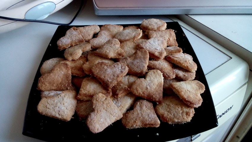 Печенье творожное с крошкой