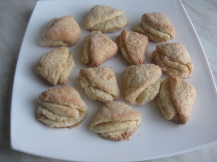 Творожное печенье кубики