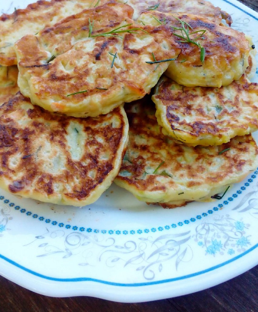 Кабачковые оладьи
