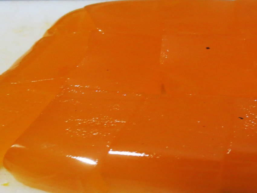 Желе с дольками мандарина
