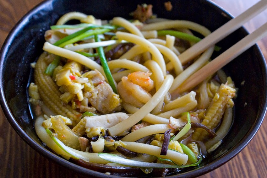 Seafood Noodle лапша Япония