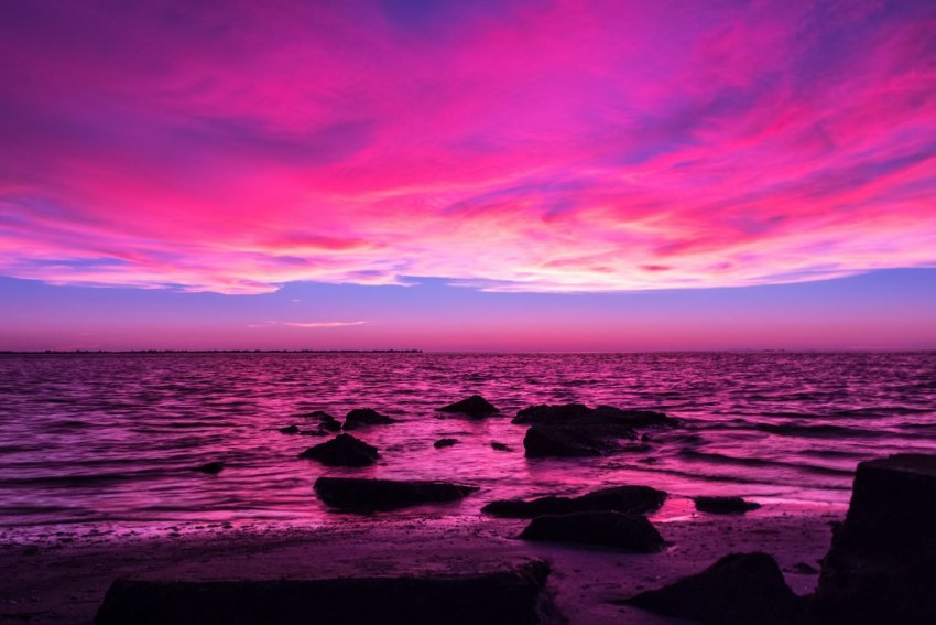 Малиновое море