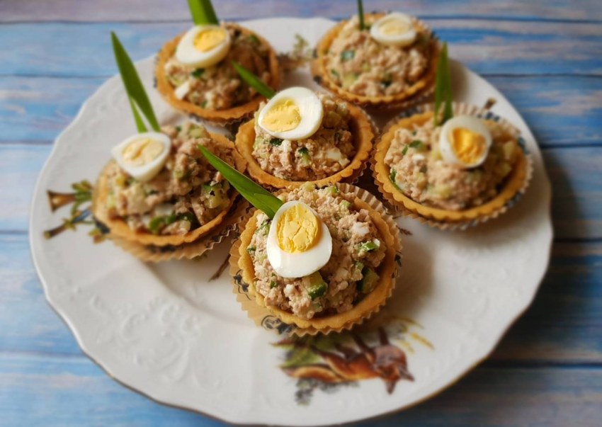 Волованы с курицей