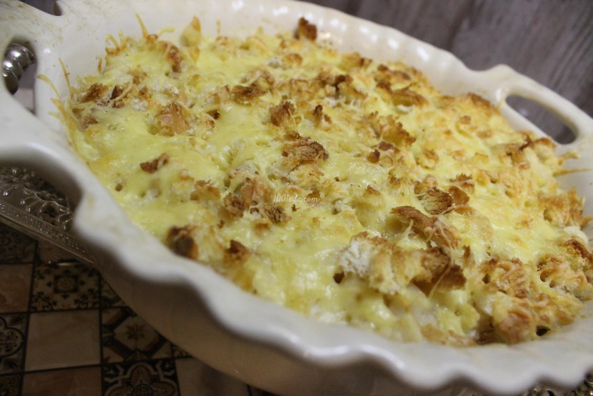 Макаронный гратен