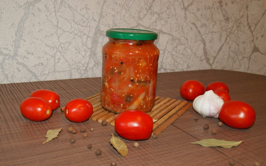 Лечо из баклажанов