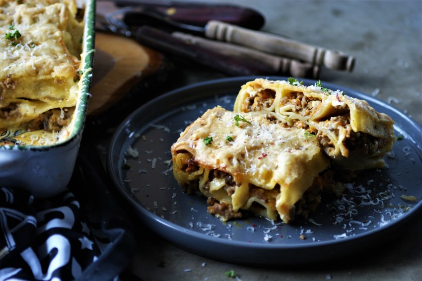 Каннеллони с кабачком