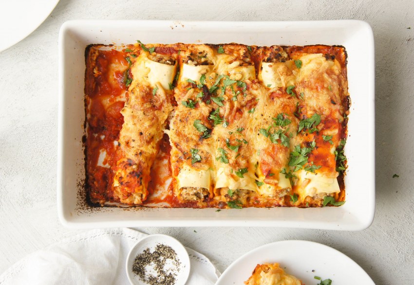 Каннеллони с картошкой