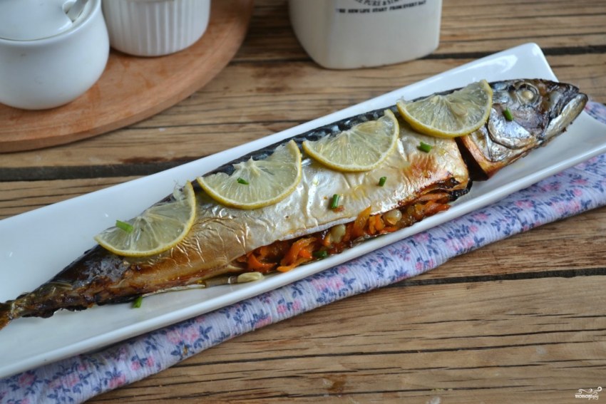 Скумбрия фаршированная Калнина