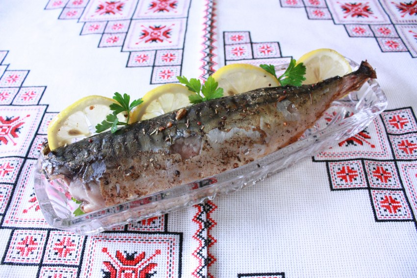 Украсить скумбрию
