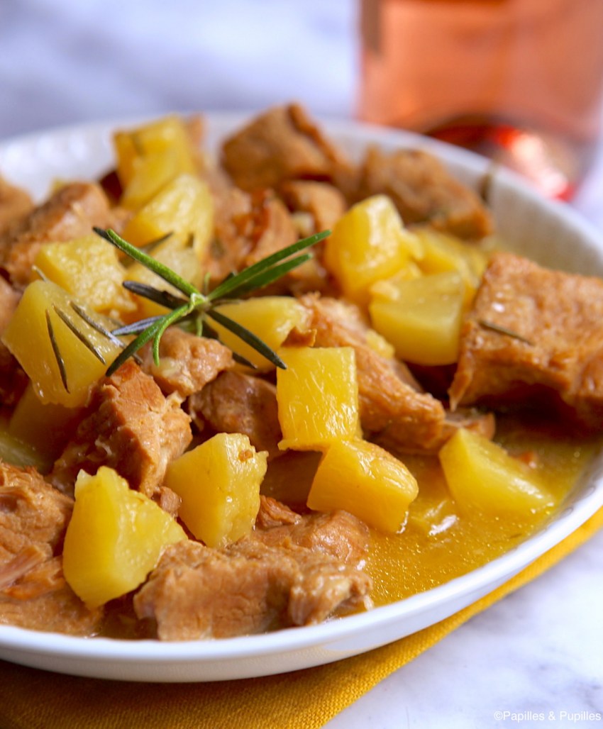 Говядина с ананасами