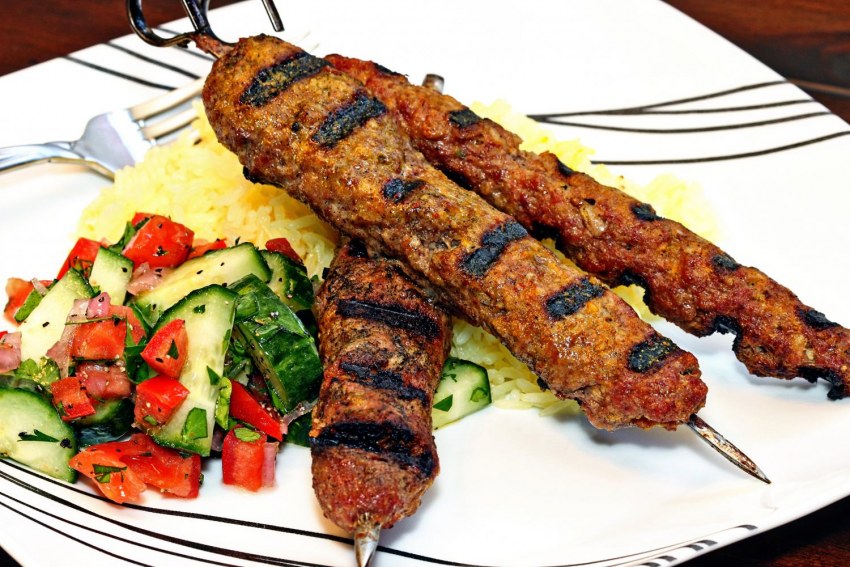 Шаш кебаб из курицы
