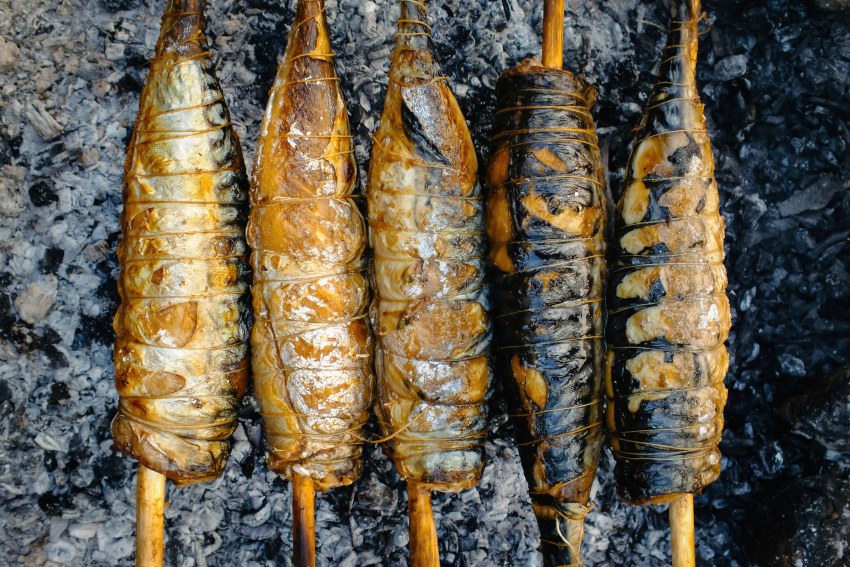 Шашлык из рыбы меч