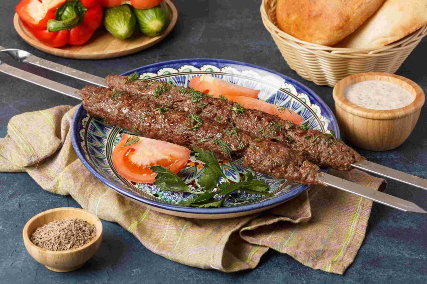 Рыбный люля кебаб