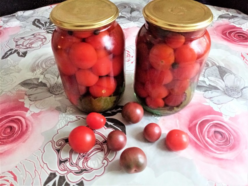 Маринованные помидоры сливки