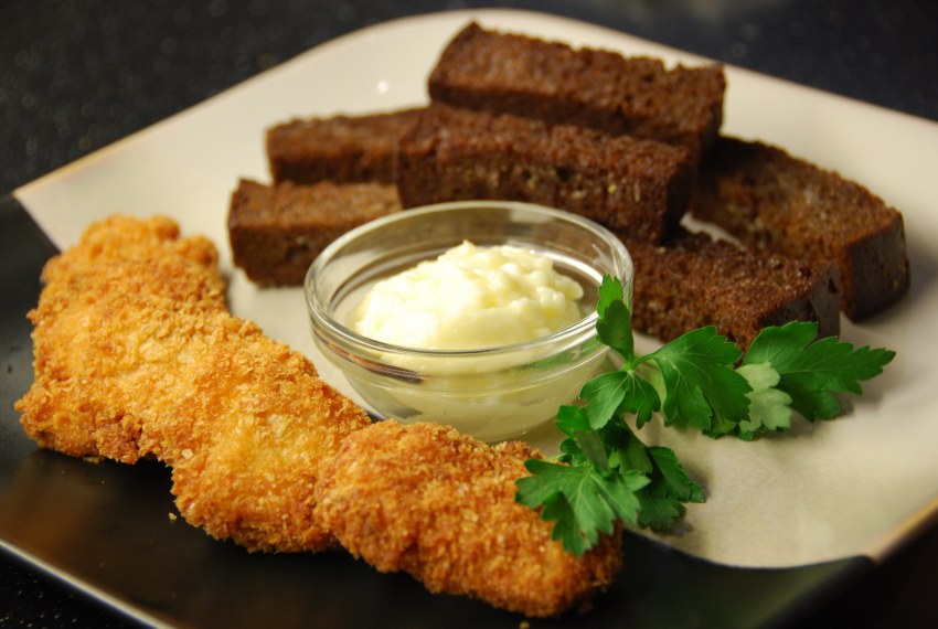 Гренки с чесноком