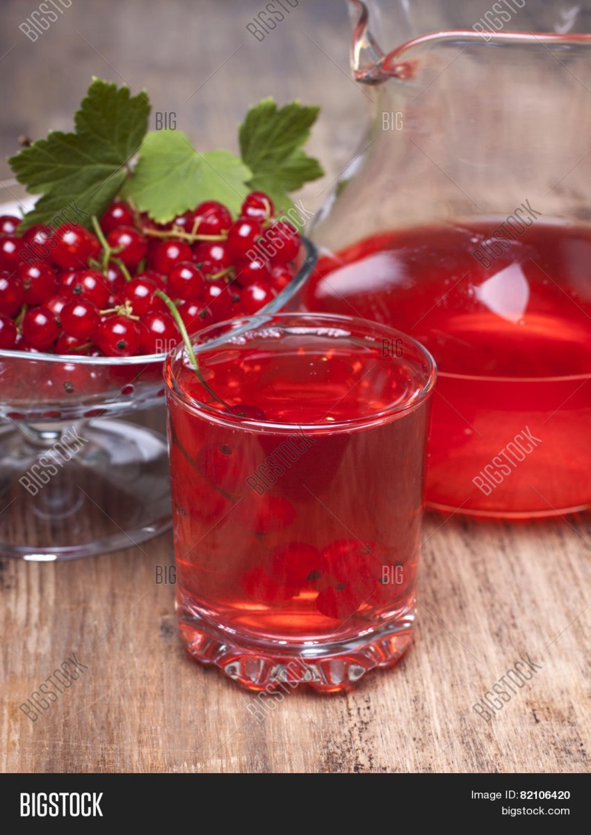 Чай из ягод красной смородины