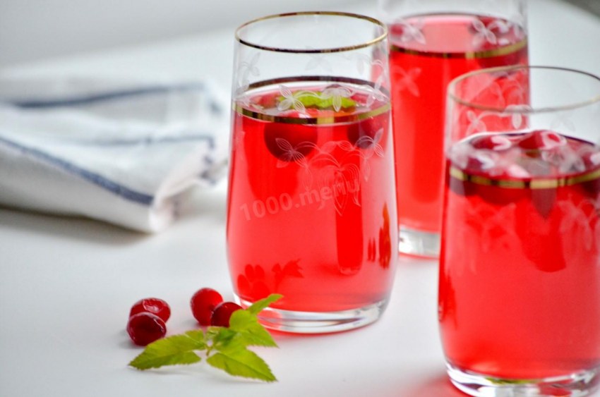 Морс из красной смородины