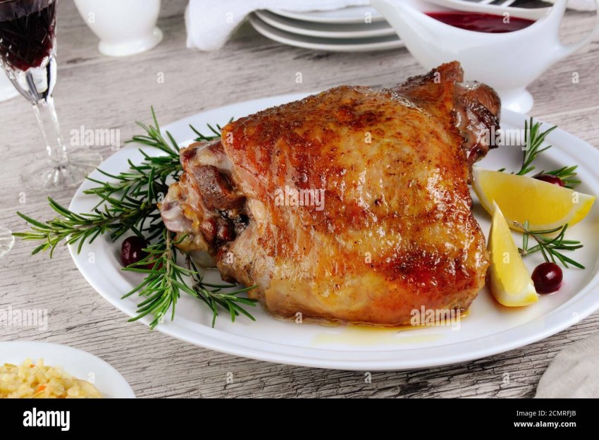 Baked Turkey thighs