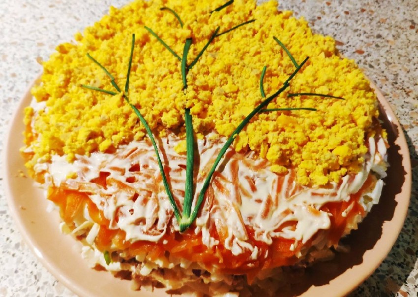 Салат Мимоза