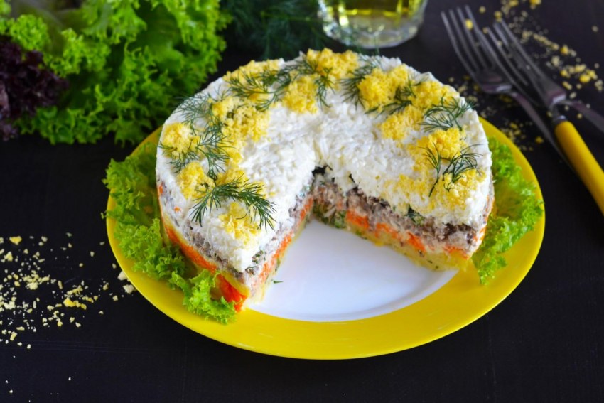 Салат Мимоза классический