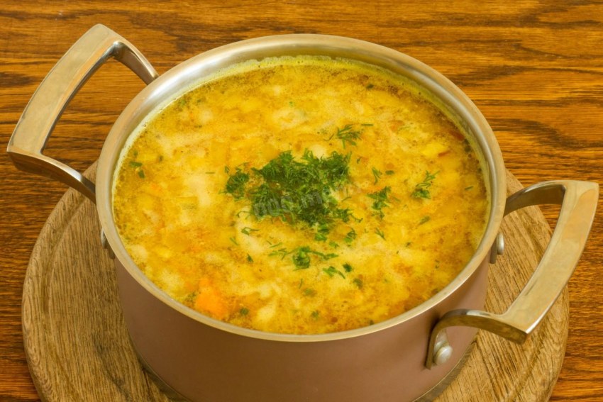 Гороховое пюре с фаршем