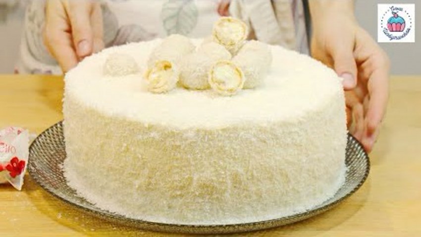 Кокосовый торт Raffaello