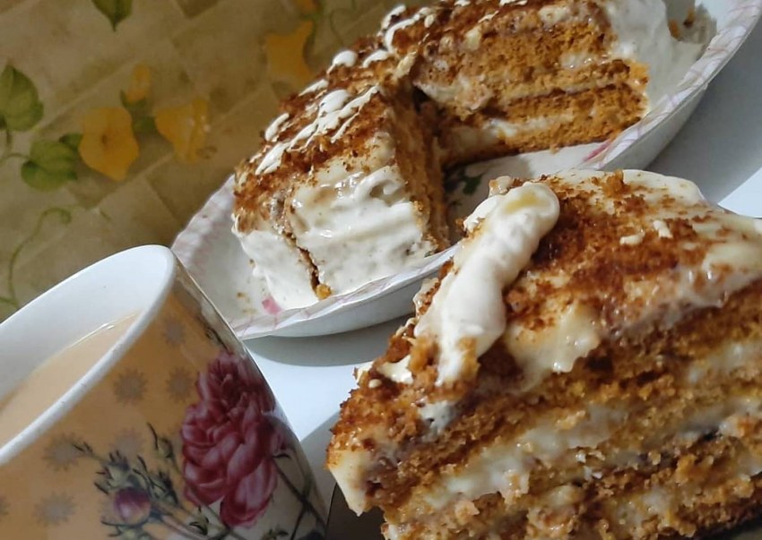 Крем для медовика самый вкусный заварной