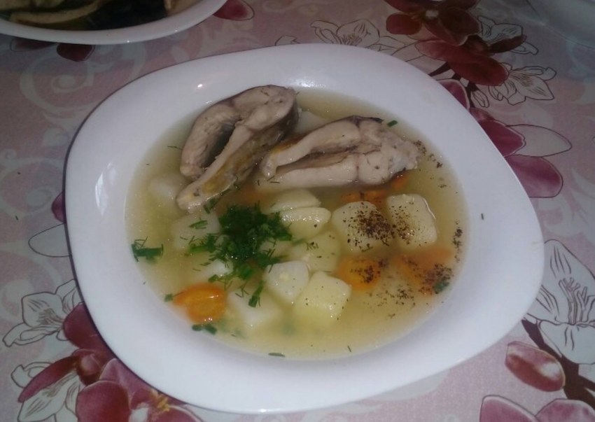 Уха из карпа