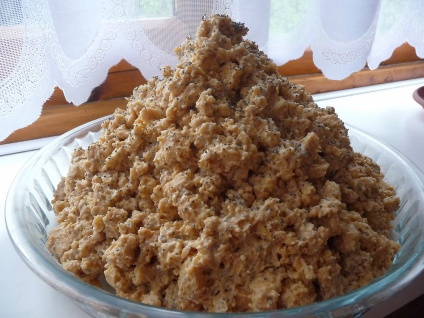 Торт Муравейник через мясорубку